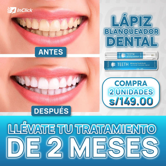 Tratamiento blanqueador de 2 meses: Lapiz Blanqueador De Dientes